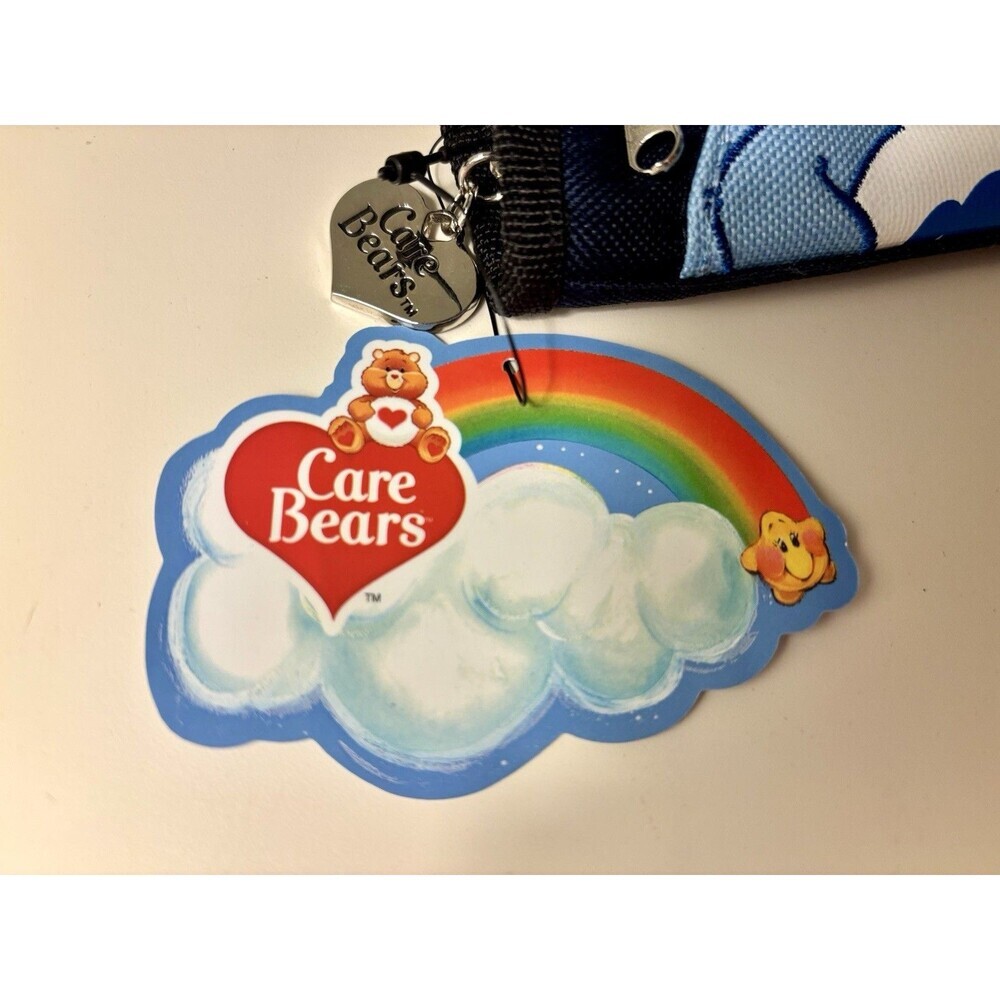 Vtg Care Bears Zip Around Wallet Coin Pouch Grumpy Bear RARE ‘03 Collector Y2K - Picture 3 of 10